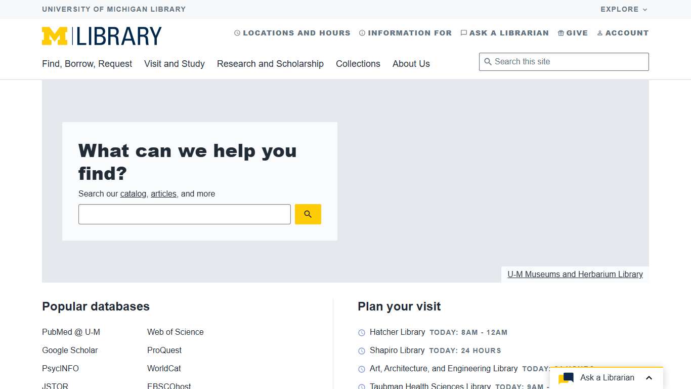 University of Michigan Library